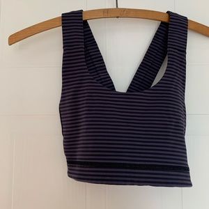 Striped Lululemon Sports Bra